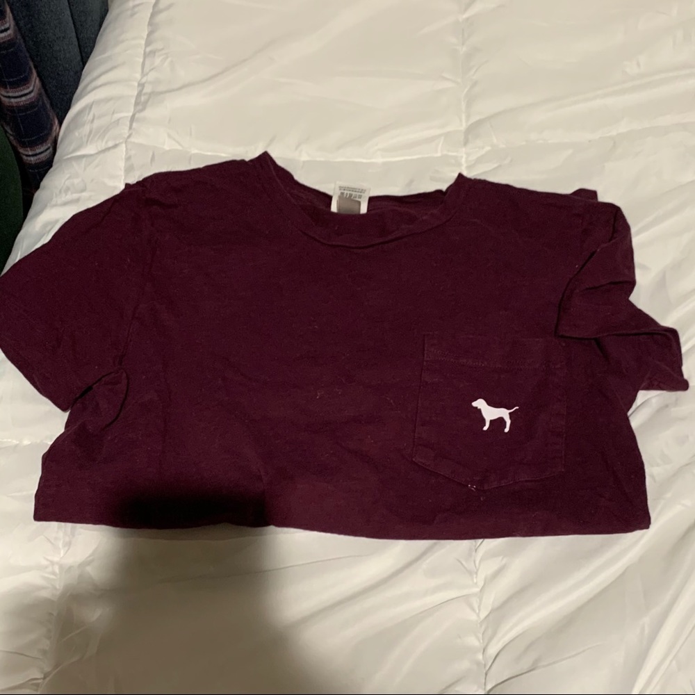 Dark purple tee from Pink by Victoria’s Secret